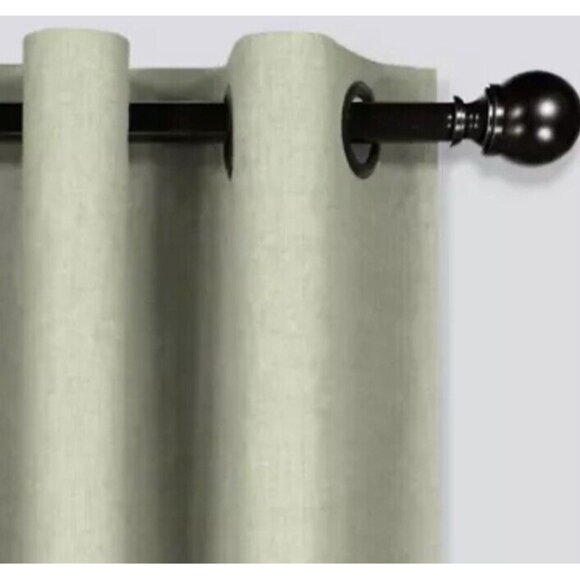 Absolute Zero Gabriella Sage Green 40" x 95" Thermal Grommet Blackout Curtain - Picture 9 of 10